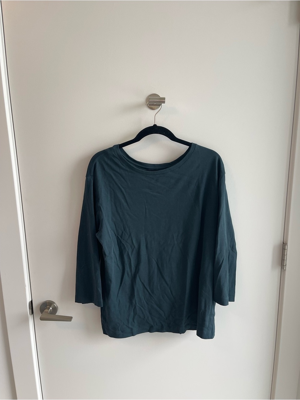 MM Lafleur Dark Teal Long Sleeve Women’s Top